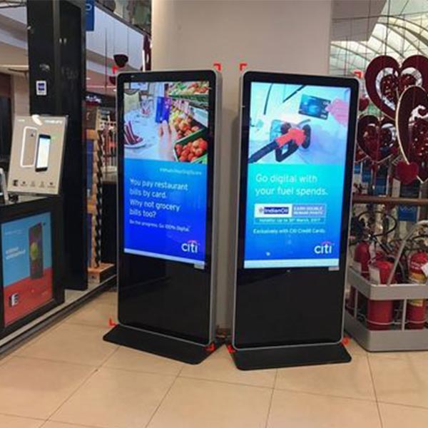 Floor stand lcd digital signage