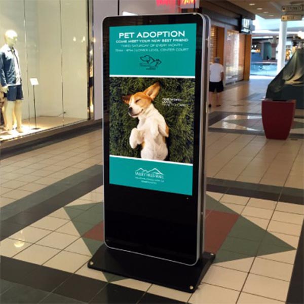 Stand advertising display