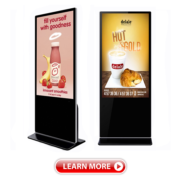 Freestanding Digital Signage Display