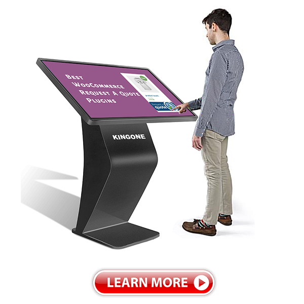 43 inch Floor Stand Touch Screen Kiosk 