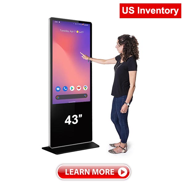 US Inventory Stand Digital Signage 